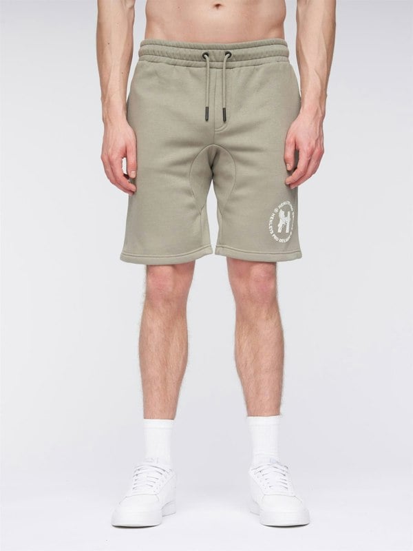 Henleys Metafone Jog Shorts Dusty Olive