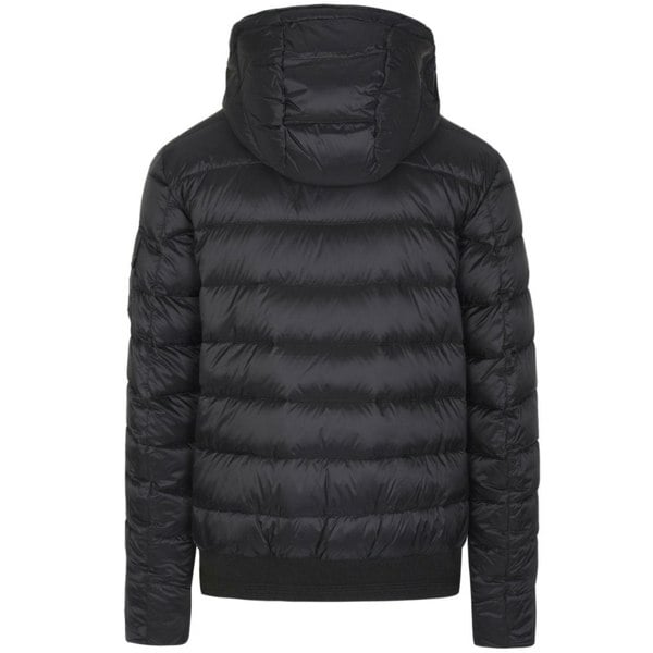 Belstaff Stadia Signal Orange Detail Down Filled Jacket - Black