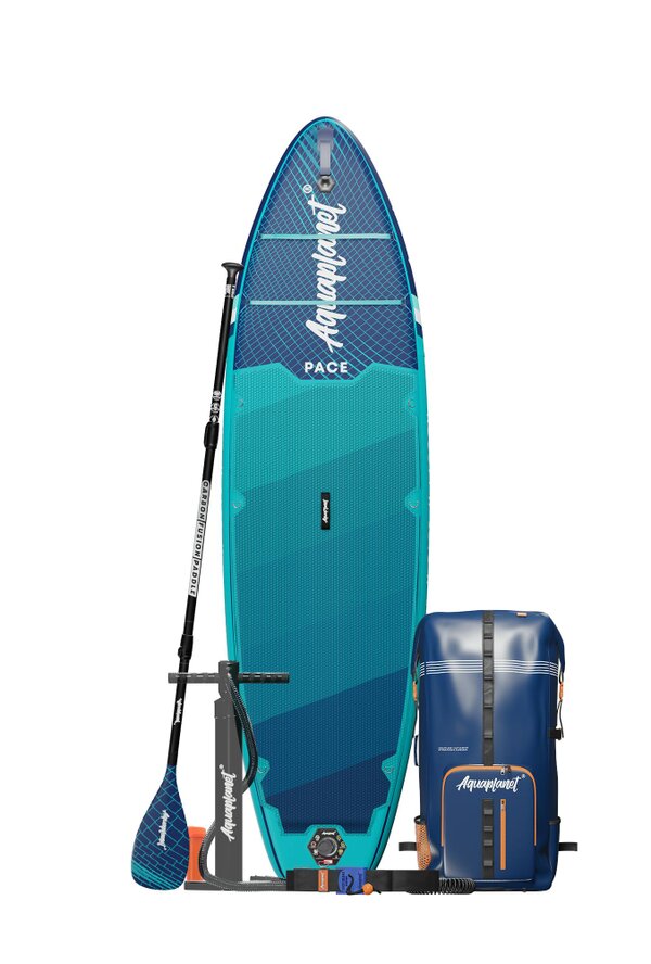 Aquaplanet PACE 10'6 Inflatable Paddle Board Package - Lagoon