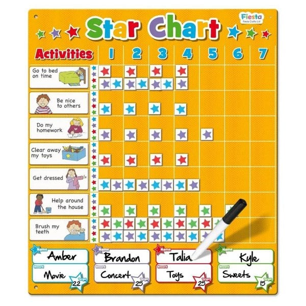 Fiesta Crafts Magnetic Large Star Chart