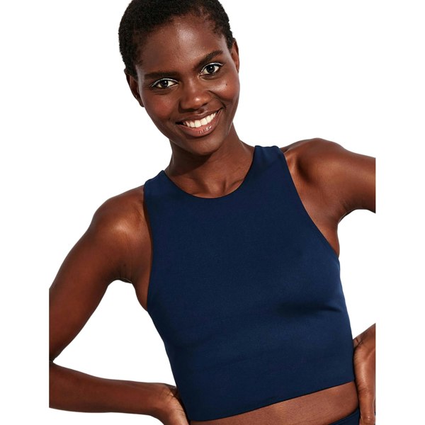 Girlfriend Collective Womens/Ladies Dylan Sports Bra - Midnight