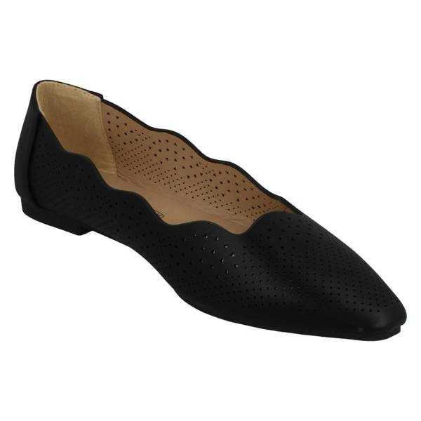 Spot On Ladies Slip On Ballerina Flat Shoes F80459