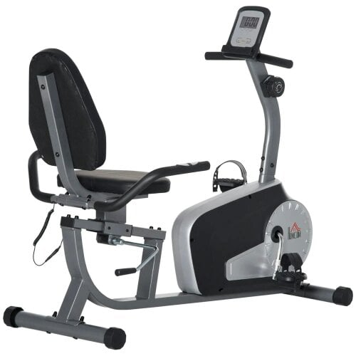 Bobobiy Exercise Bike with LCD Display, Stationary Bike with Quiet 8-Level Magnetic Resistance