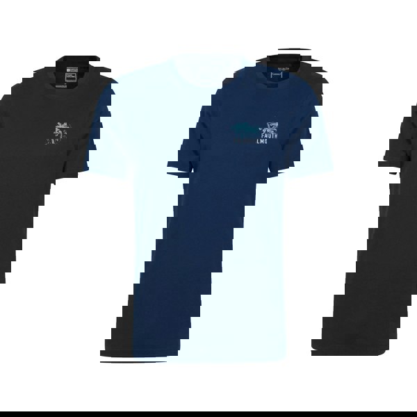 Mountain Warehouse Mens Falmouth Printed Organic T-Shirt - Navy