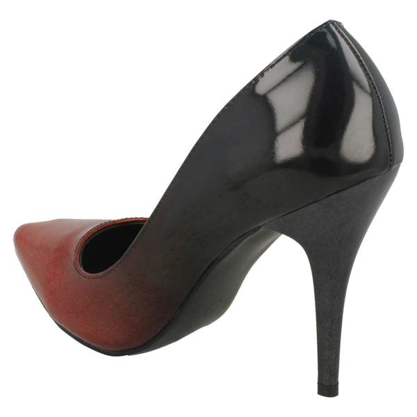 Anne Michelle Ladies Anne Michelle High Heel Pointed Toe Court Shoes