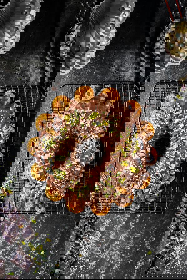 MasterClass Cast Aluminium Decorative Tiered Cake Tin, 24cm