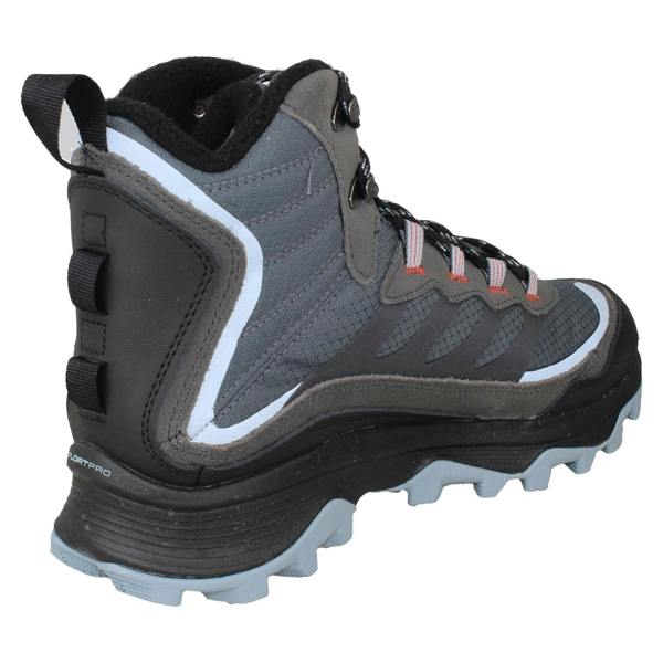 Merrell Mens Merrell Grip Vibram Sole Waterproof Ankle Boots Moab Speed Thermo Mid Wp
