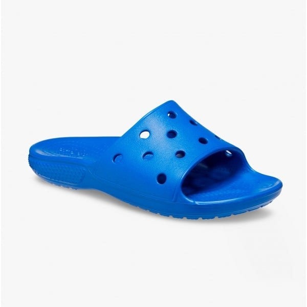 Crocs 206396-4KZ CLASSIC SLIDE Kids Sandals Blue Bolt