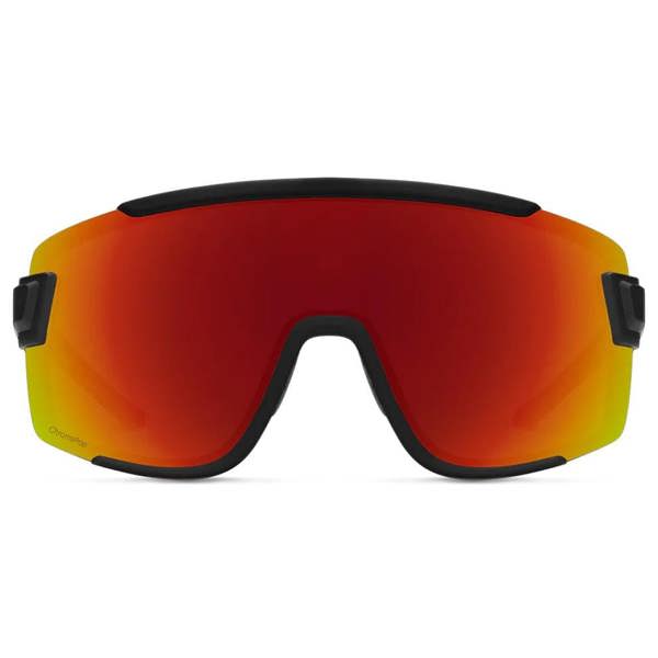 Smith Sunglasses Wildcat 003 X6 Matte Black ChromaPop Red Mirror
