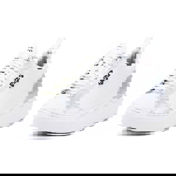 Hugo Women's Morrie Tennis Shoes - White/Silver