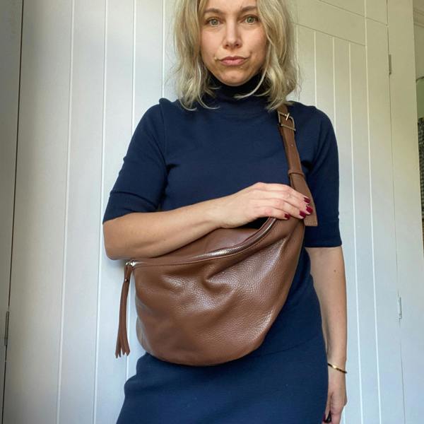 XL Leather BumBag / Sling Bag