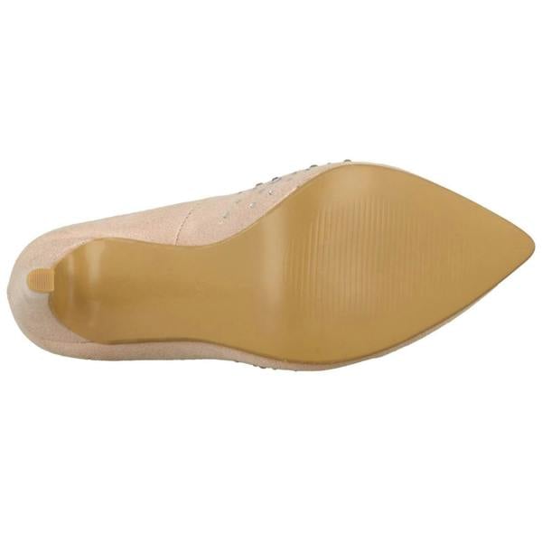 Spot On Ladies Spot On Diamante Court Shoes F90061