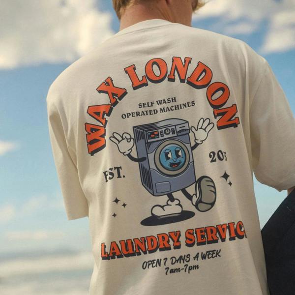 Wax London Milton Laundry Graphic T-Shirt