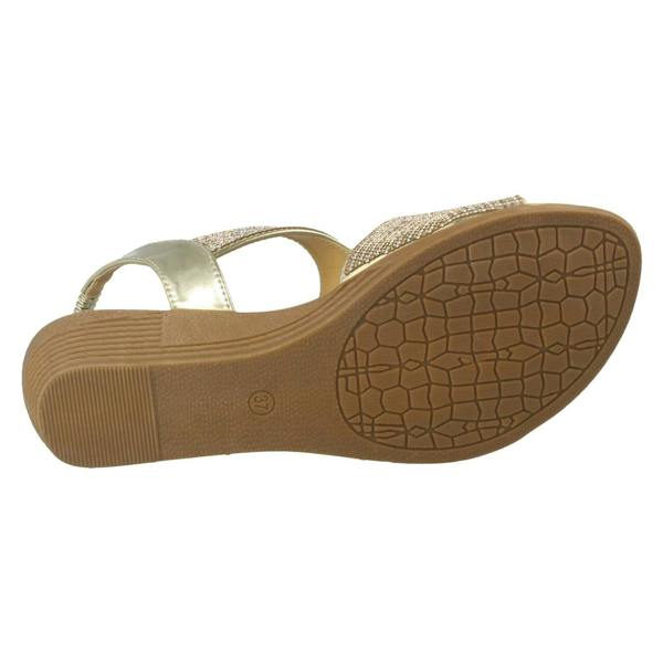 Savannah Ladies Savannah Wedge Heeled Sandals F12131