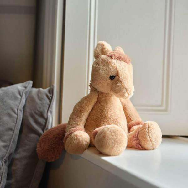 Charlie Bears Clip Clop Pony Oatmeal Brown M