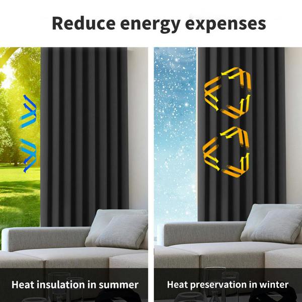 Marlow Thermal Blackout Curtains Pair Eyelet Ring Top for Bedroom Living Room