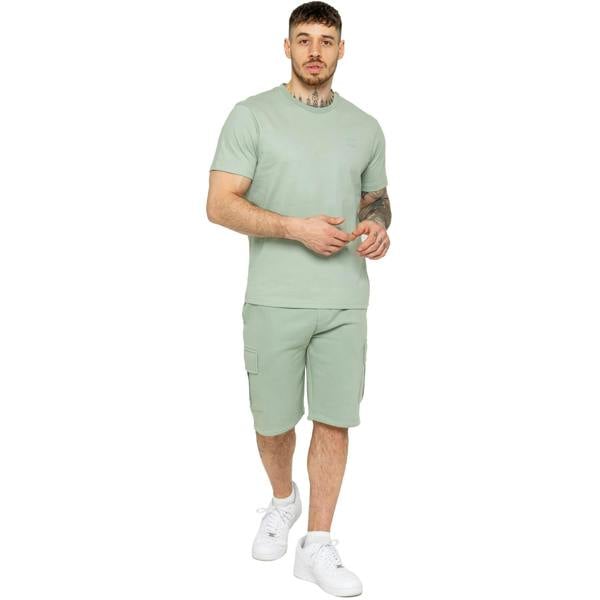 Enzo Mens Crew Neck T-Shirt - Sage