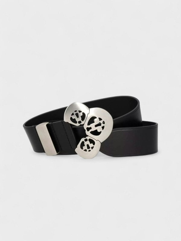 Isabel Marant Adaria Sculptured Buckle Belt Black - Supplied FashionIsabel Marant