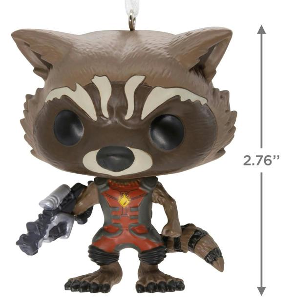 Hallmark Marvel: Guardians of the Galaxy - Rocket Raccoon Funko POP! Christmas Tree Ornament