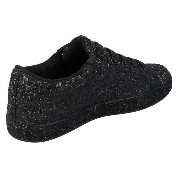 Spot On Ladies Spot On Glitter Trainers F7100