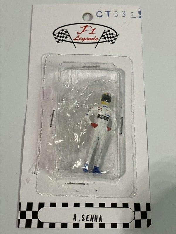 ayrton senna tolmen figure 1:43 scale cartrix ct33