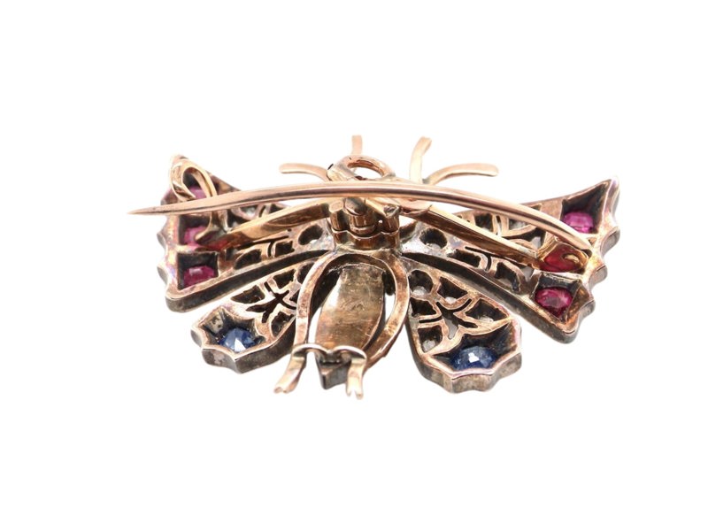 A Victorian  butterfly brooch