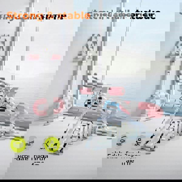 Centra Adjustable AB Machine Foldable Abdominal Trainer Home Workout LED Monitor