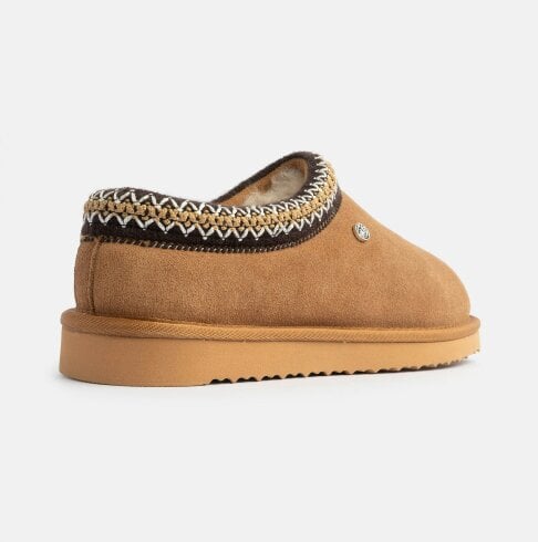HOS Sheepskin BELLA Womens Full Slippers Chestnut