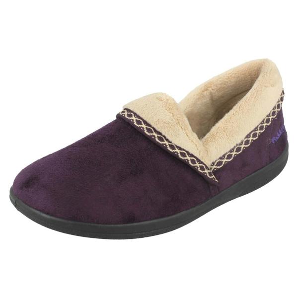 Padders Ladies Padders Wide Fitting Slippers - Mellow