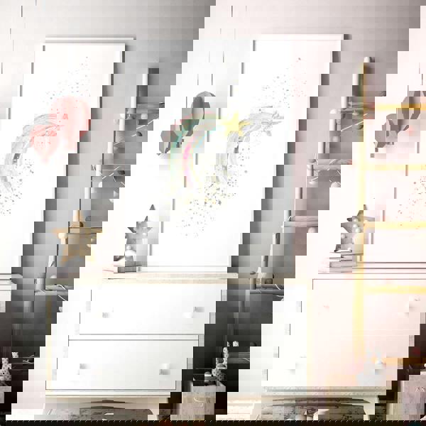 Nursery Rainbow Decor | Set of 3 wall art prints