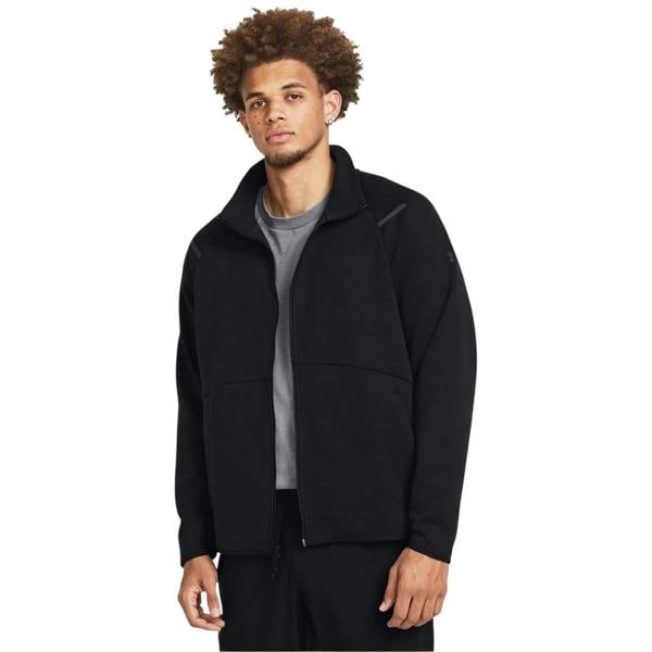 Under Armour Mens Unstoppable Relaxed Fit Fleece Jacket - Black - 