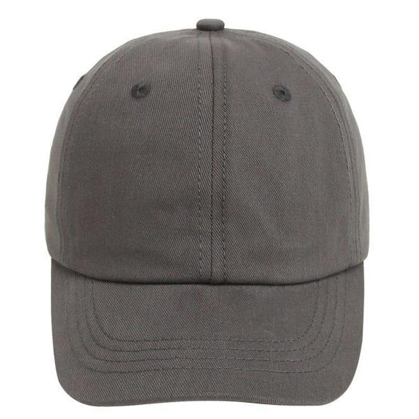 Anniou UPF 50+ Kids Cotton Baseball Cap - Dark Grey