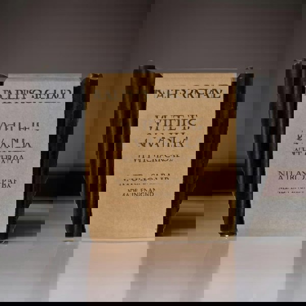 white fig & vanilla charcoal soap