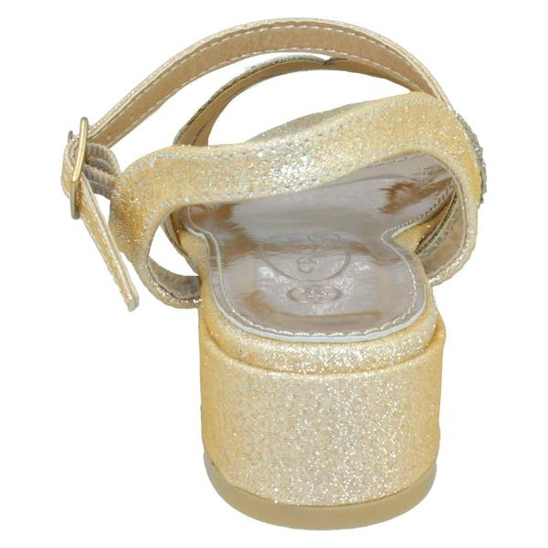 Spot On Girls Spot On Mid Heel Glitter Sandals H1111