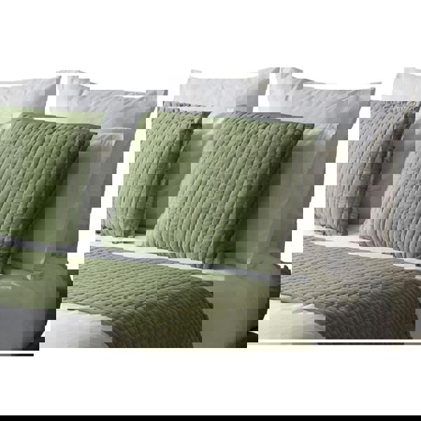 Belledorm Crompton Filled Cushion - Sage - 