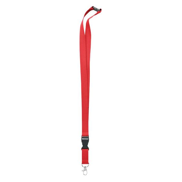 MidOcean Lannycot Cotton Lanyard - Red - 