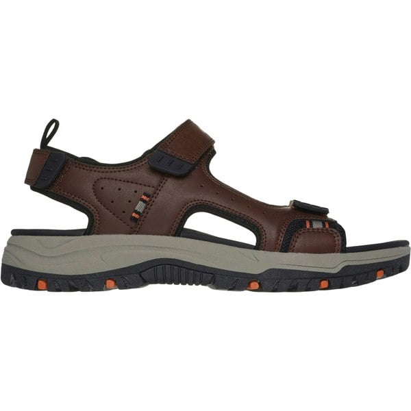 Skechers Prewitt Rigdon Synthetic Men's Brown/Black Sandals