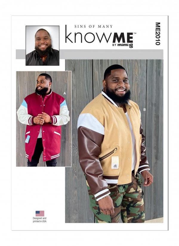 Know Me Sewing Pattern 2010, Jackets for Men, AA (34-36-38-40-42) - Intermediate