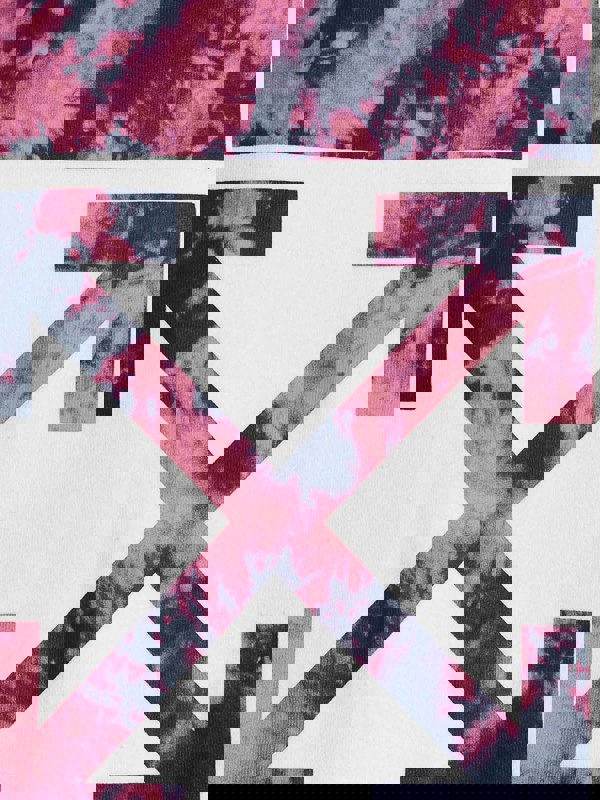 Off-White Tie Dye Arrow Crewneck White