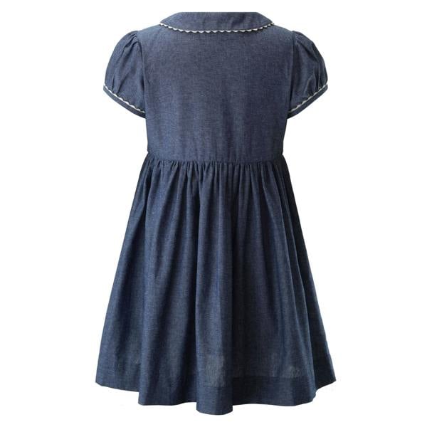 Rachel Riley Chambray Button-front Dress
