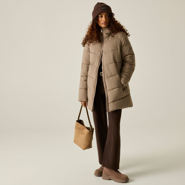 Regatta Womens/Ladies Faye Padded Jacket - Mocha