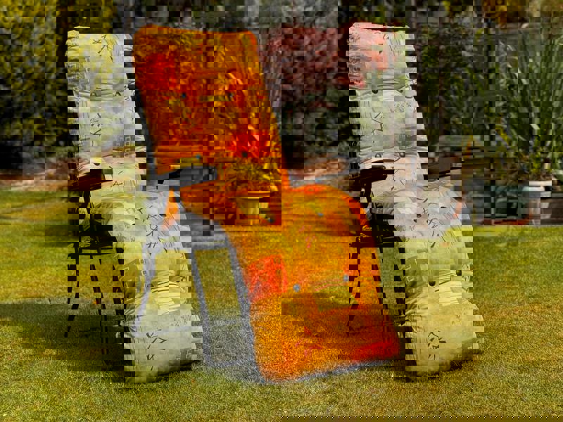 Glendale Garden Relaxer (Pattern Options Available) 99 x 58 x 73 Oriental Orange The Garden Furniture Shop