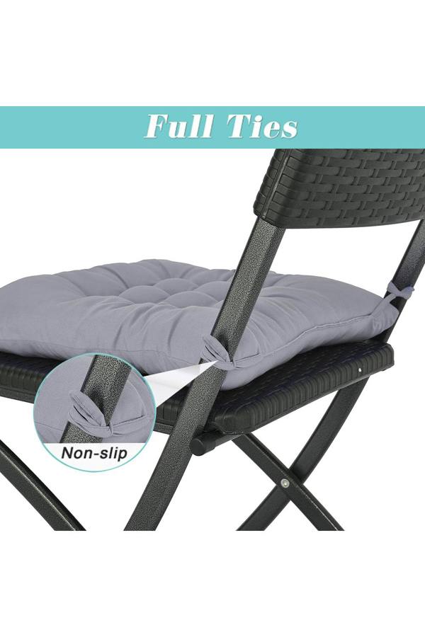 Living and Home 4Pcs Soft Thicken Tatami Seat Cushion