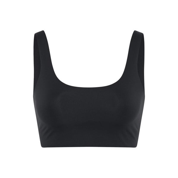 Girlfriend Collective Womens/Ladies Scoop Neck Bralette - Raven