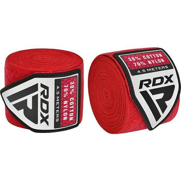 RDX Sports HAND WRAPS RED PLUS