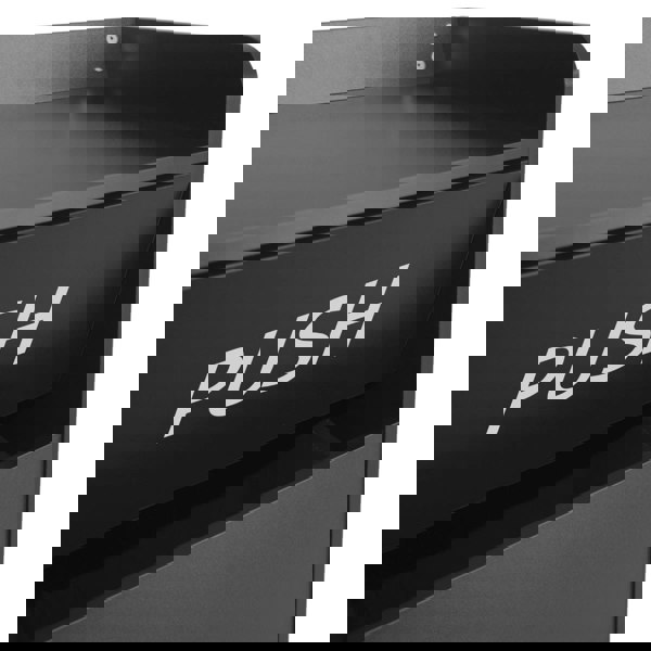 Monstershop Black Wooden Litter Bin & Tray Stand