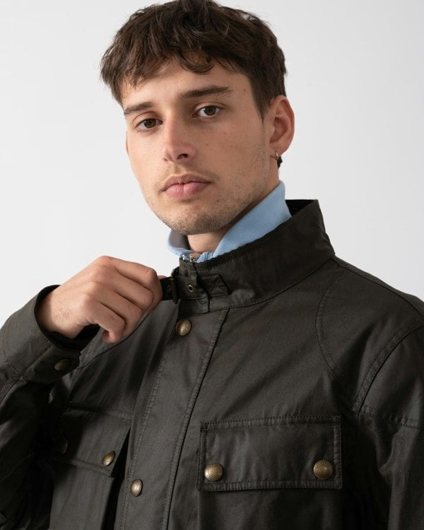 Belstaff Mens Fieldmaster Jacket - Faded Olive