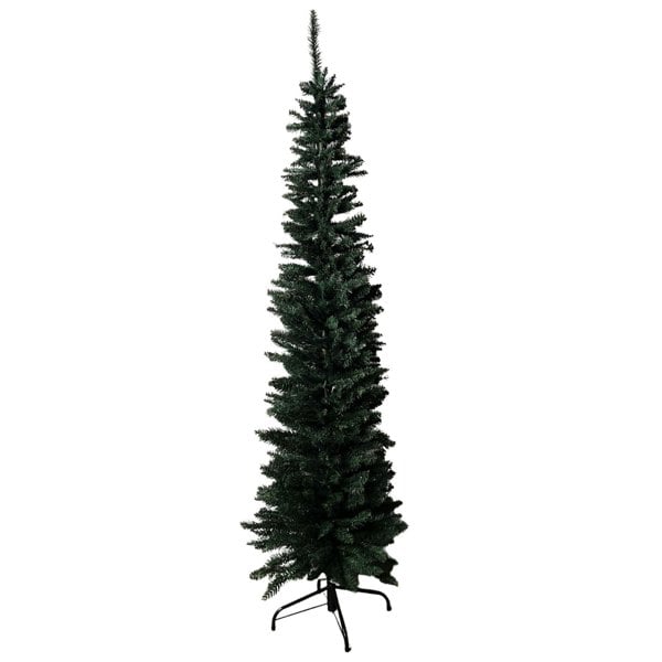 Samuel Alexander 6.5ft (2m) Pencil Style Slim Artificial Christmas Tree in Green