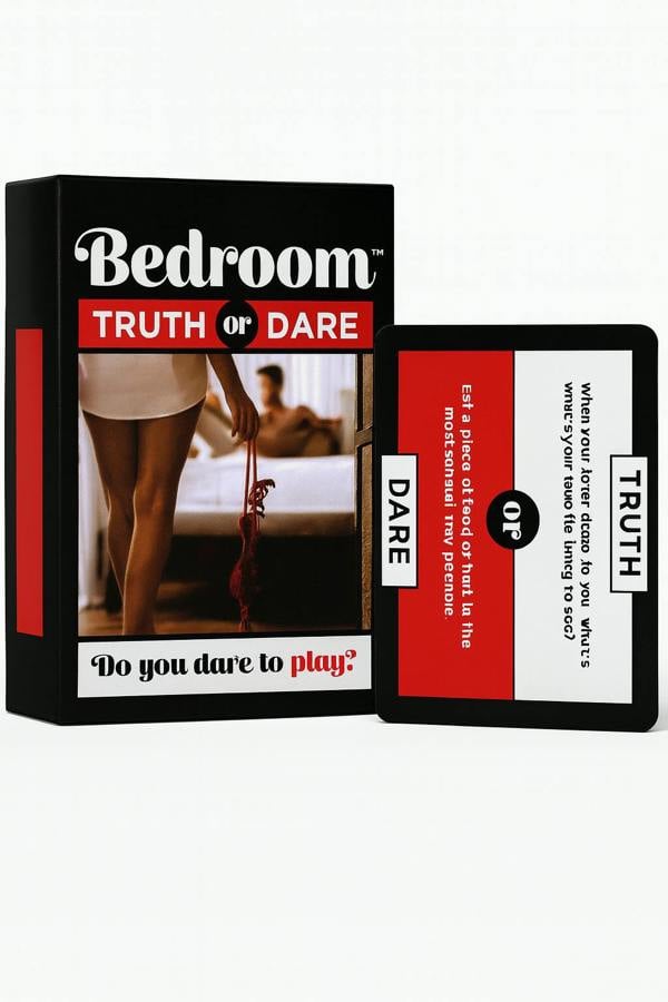 smartbies Bedroom Truth or Dare Card Game – The Ultimate Intimate Couples Game, Perfect For Date Night