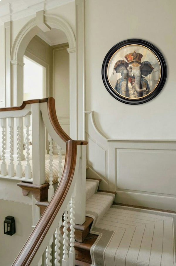 Exceptional Art The Great Elephanto - Oxford round frame